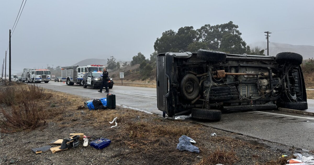 slick-roads-attributed-to-multiple-vehicle-crashes-on-hwy-101-in-gaviota