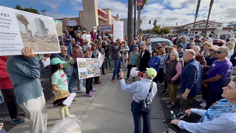 residents-protest-proposed-high-rise-in-pacific-beach