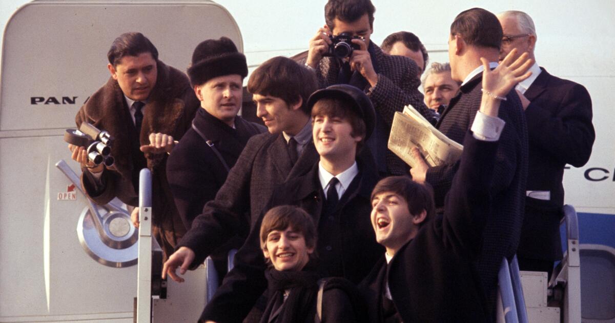 review:-‘beatles-’64’-shows-an-unguarded-band-stepping-into-america’s-limelight