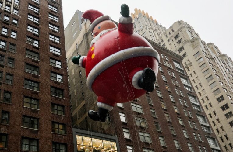 Macy’s Thanksgiving Day Parade: Big balloons, wet weather and 21 protesters arrested