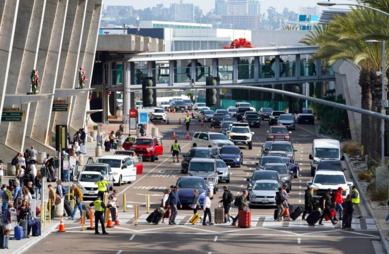 Travelers at San Diego Airport saw more than 100 flight delays on Thanksgiving Day