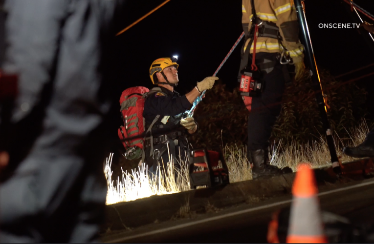 Search underway for person missing two days after car plunged off Ventura County cliff