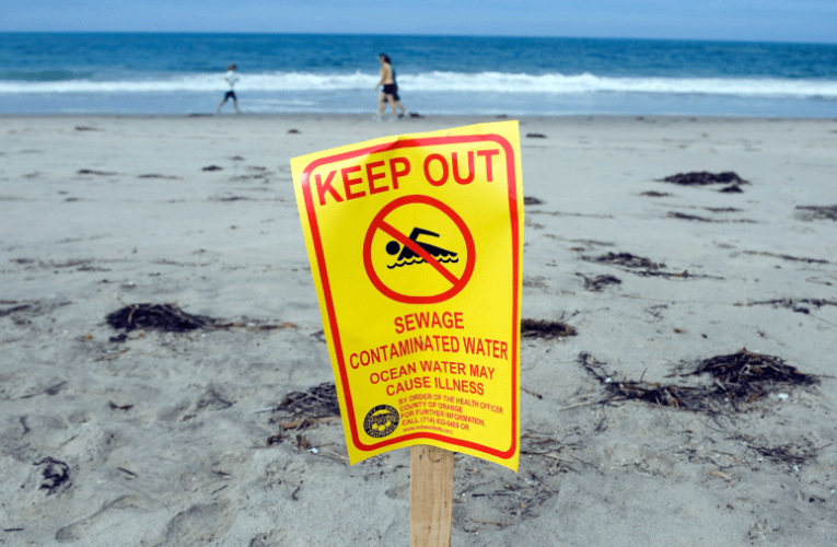 Massive sewage spill prompts water closure near Orange County beach