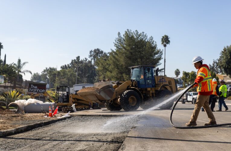 EPA still cleaning up gas spill in El Cajon 2 months after crash