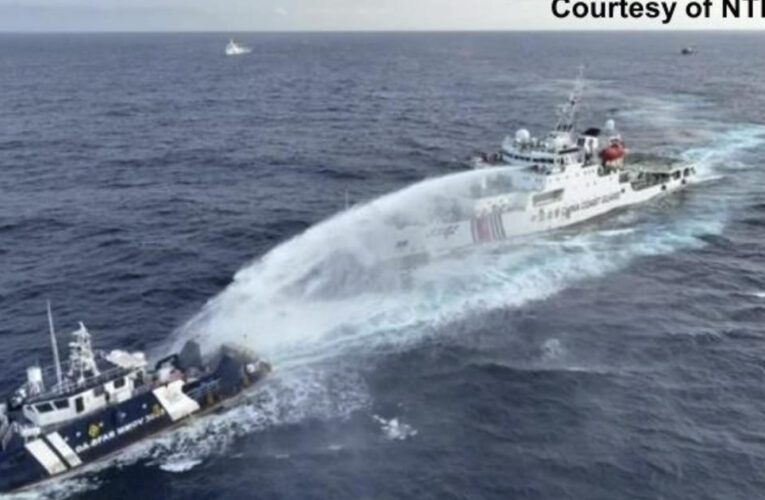 U.S. slams China for hitting Philippine vessels with water cannons