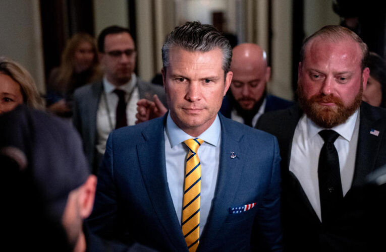 Hegseth strikes defiant tone as Trump weighs several options for replacing him