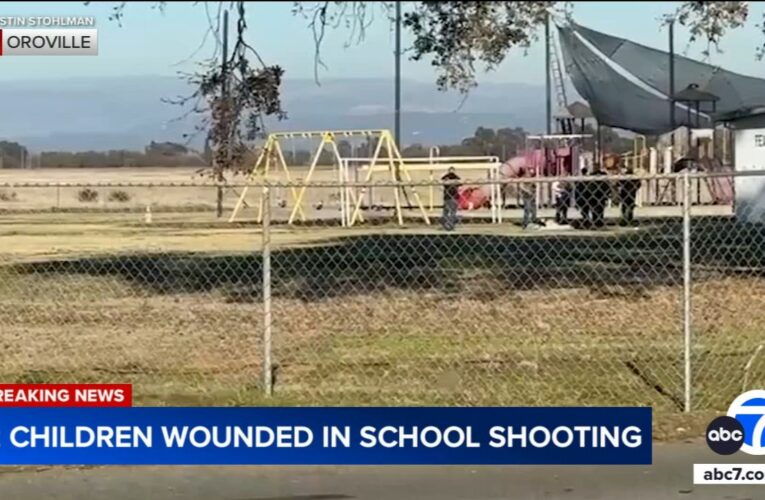 Two children, ages 5 and 6, wounded and gunman dead after shooting at Northern California school