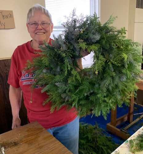 Garden Club wreaths for scholarships | Red Bluff Garden Club