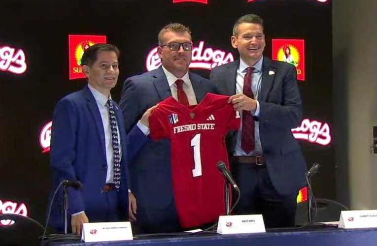 Matt Entz formally introduced as Fresno State Football’s head coach