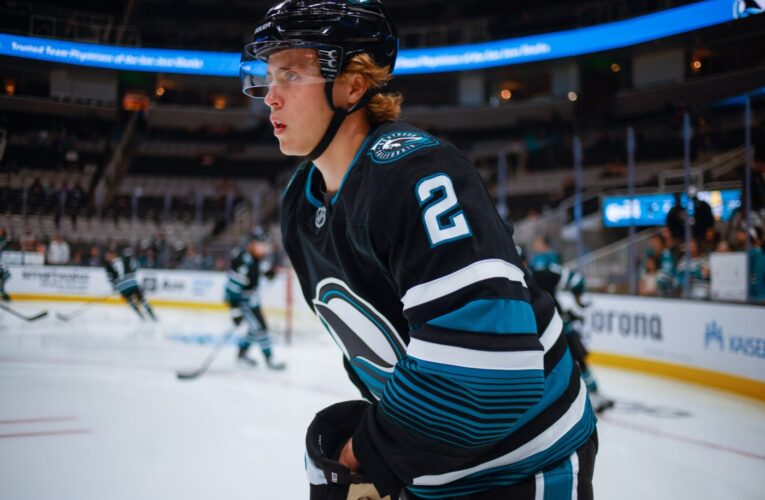 Sharks rookie forward to miss game against Florida Panthers