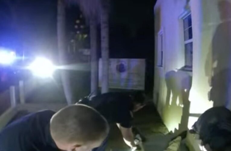 Long Beach police release video of officers fatally shooting a man on church steps