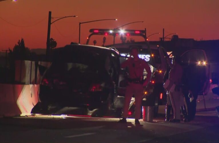 Officers injured in crash while responding to separate collision in Pomona 