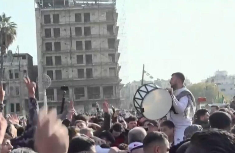 Syrians celebrate end of the Assad family’s half-century rule after president flees country