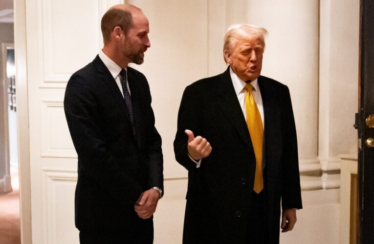 Donald Trump doesn’t appear to measure up to Prince William’s 6′ 3″