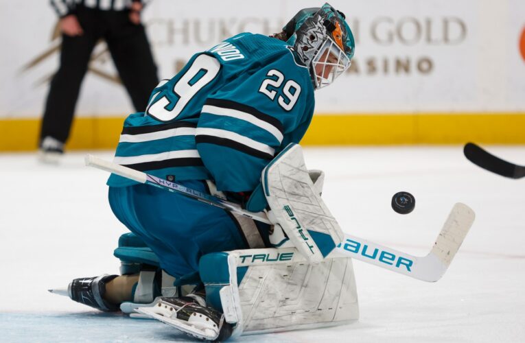 Sharks swap goalies with Colorado Avalanche as part of multi-player deal