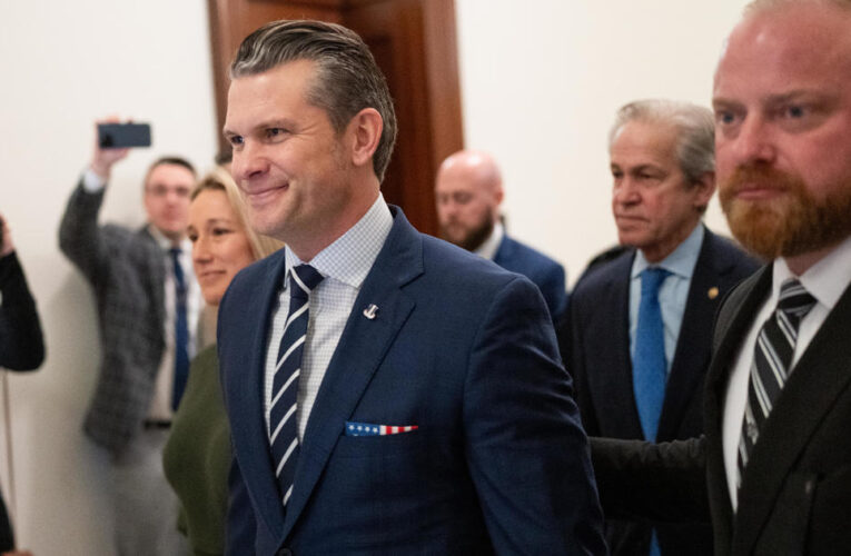 Pete Hegseth returns to Capitol Hill to build support