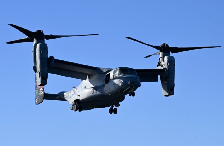 Navy orders ‘operational pause’ in use of its troubled V-22 Osprey aircraft