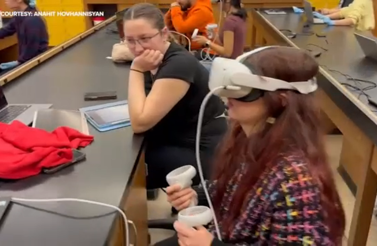 Fresno State professor uses virtual reality to help students learn parts of the brain, sees success