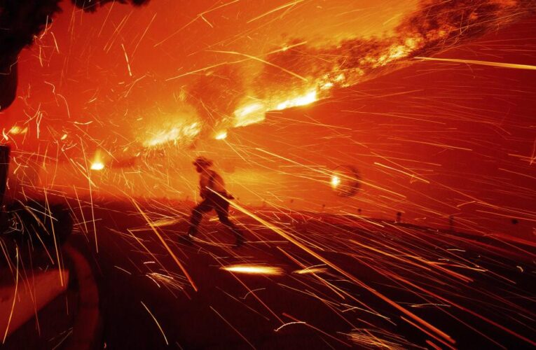 Photos: Franklin fire explodes in Malibu