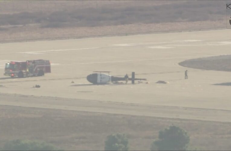 LAPD helicopter accident injures 2 officers