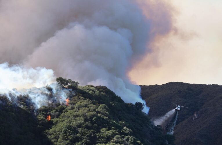 Fire made a run at this celebrity-studded Malibu enclave. Some neighbors stood their ground