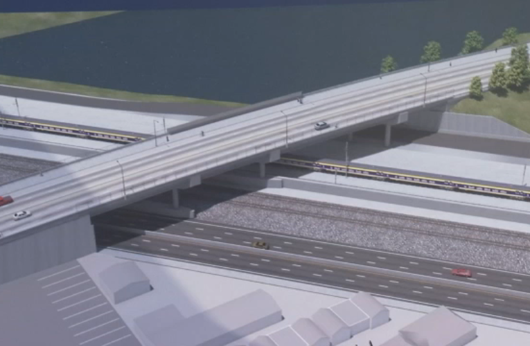 Ground broken for bridge over future high-speed rail route in Fresno