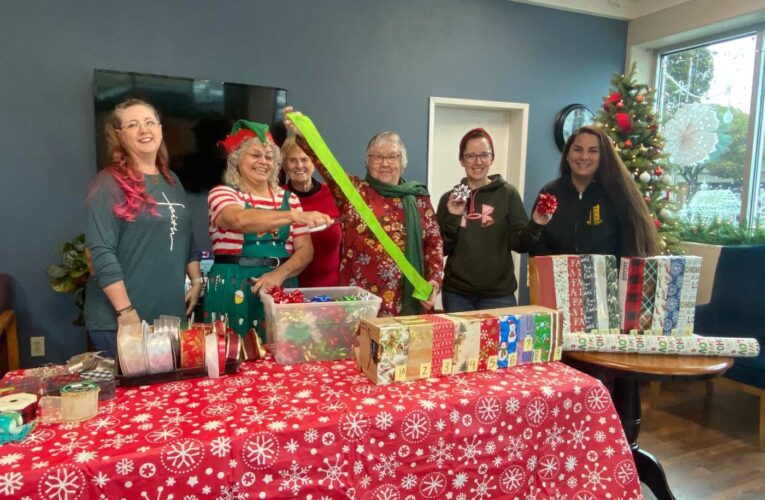 Free gift wrapping by Red Bluff Soroptimists on Saturday