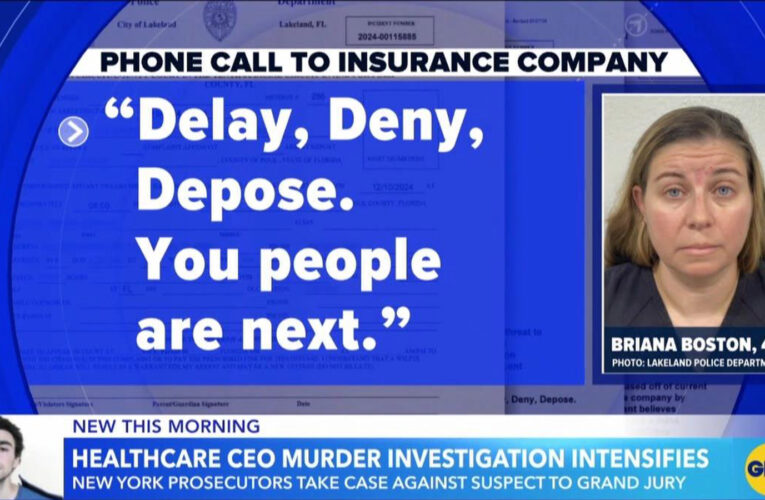 Florida woman charged for threatening health insurance company: ‘Delay, deny, depose’