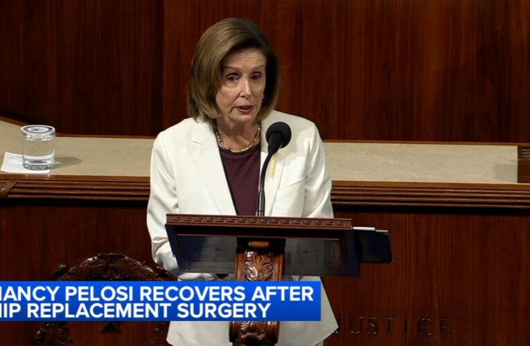 Nancy Pelosi undergoes hip replacement surgery after fall in Luxembourg