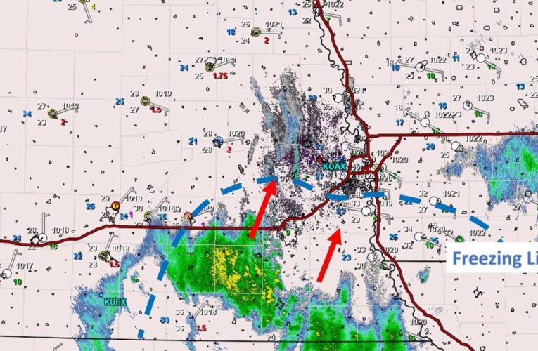 At least 1 dead as major ice storm strikes Iowa and eastern Nebraska