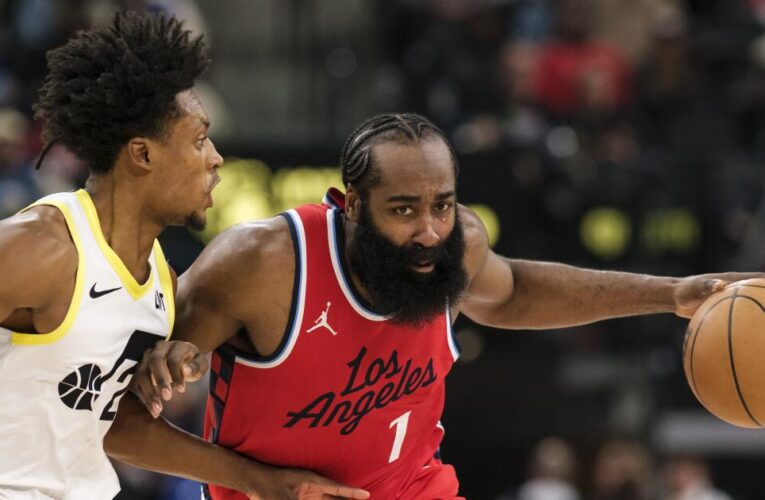 James Harden scores 41 as Clippers blow out Jazz amid optimism about Kawhi Leonard