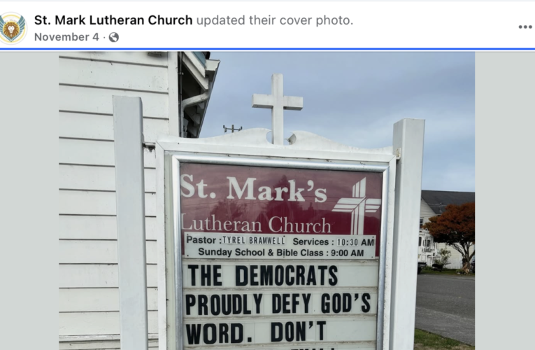 Experts: St. Mark’s Violated Tax Law with Election Sign