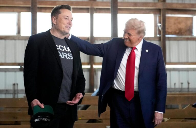 Elon Musk and Donald Trump are viewed roughly the same by Americans, new poll finds