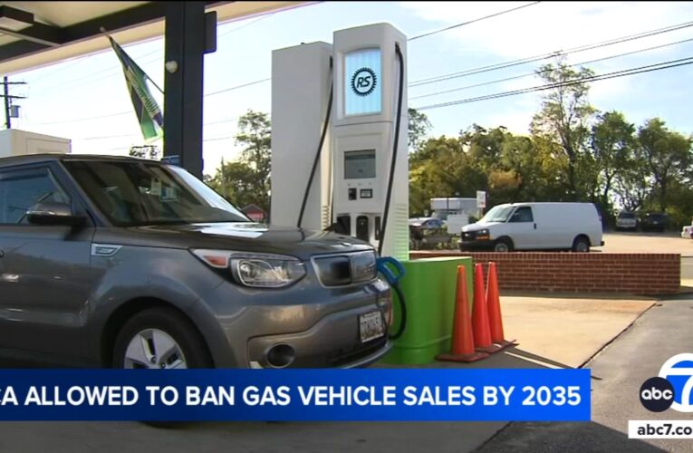 EPA grants CA authority to ban sales of new gas cars by 2035; faces reversal by Trump