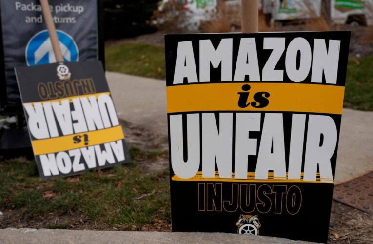 Amazon workers strike at multiple facilities as Teamsters seek labor contract