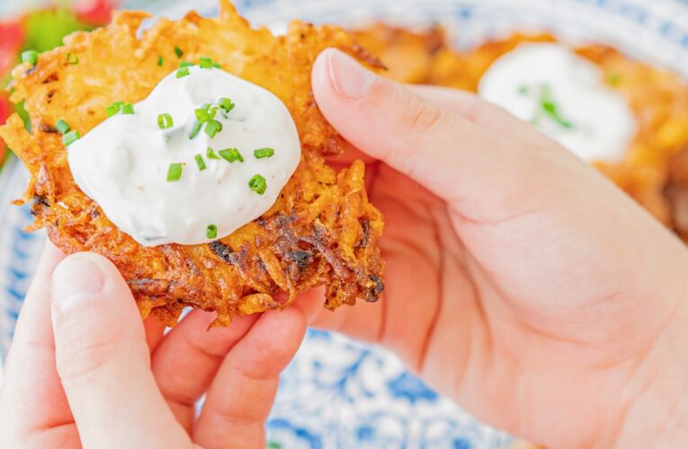 Hanukkah Recipe: Classic latkes with sweet or savory garnishes