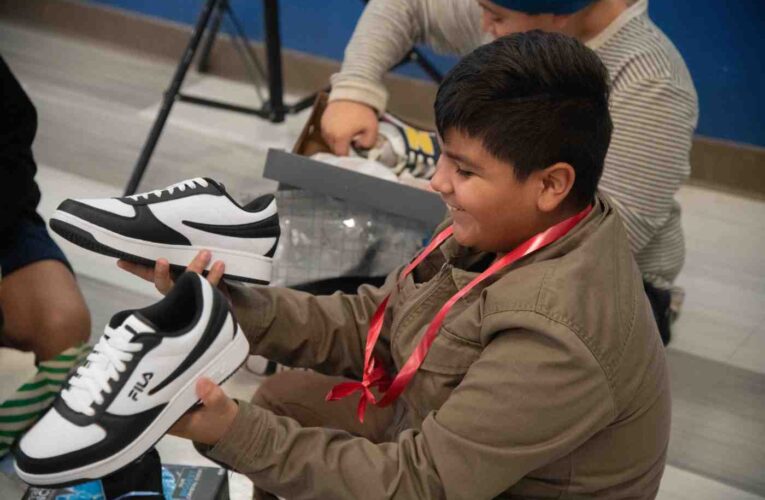 Jurupa Valley kids get free shoes — just in time for Christmas