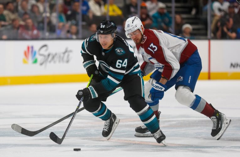 Familiar, yet record-setting script plays out for Sharks in loss to Colorado