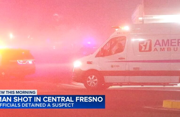 1 injured, 1 detained following shooting in Central Fresno