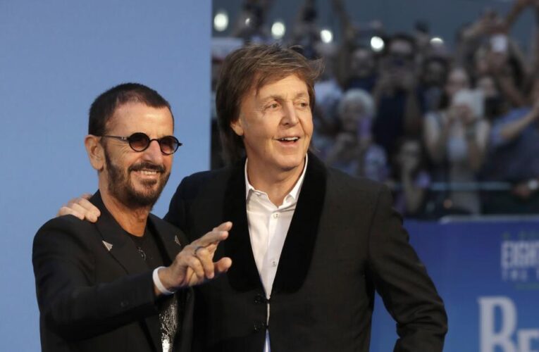 Paul McCartney brings Ringo Starr onstage at tour closer in London: ‘Should we rock?’