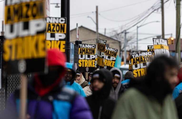 Amazon and Starbucks workers are on strike. Trump might have something to do with it