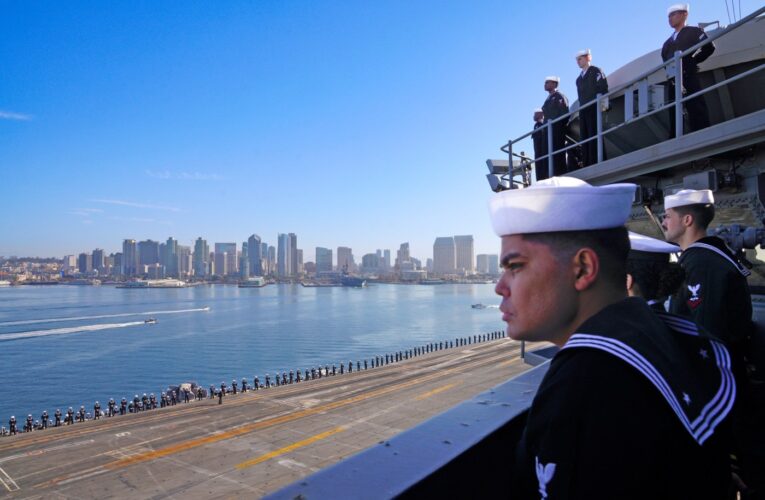 ‘So glad to be home’: USS Abraham Lincoln makes San Diego homecoming after sailing in harm’s way in Red Sea