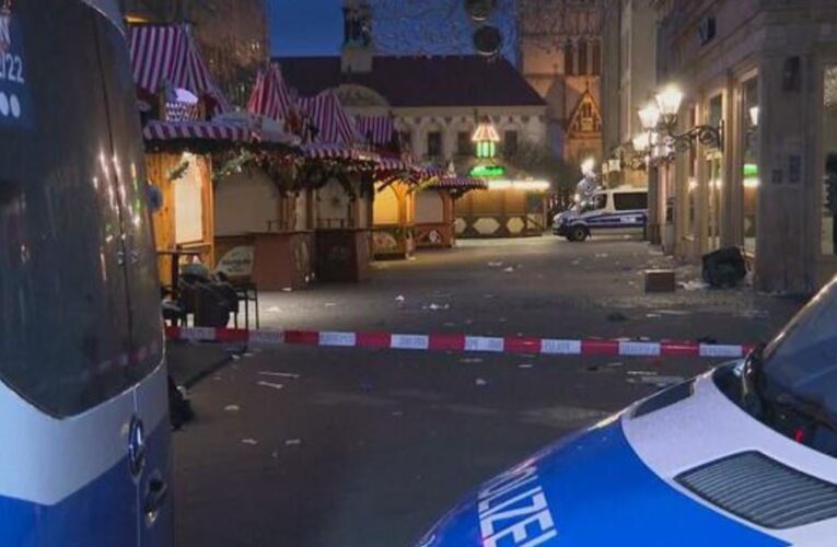 5 dead, hundreds injured after car drives into German Christmas market