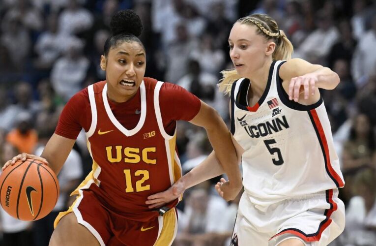 JuJu Watkins and No. 7 USC hold off No. 4 Connecticut to win in a thriller