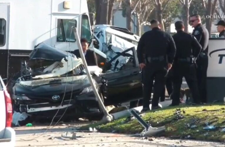 Video captures deadly high-speed crash in Orange County