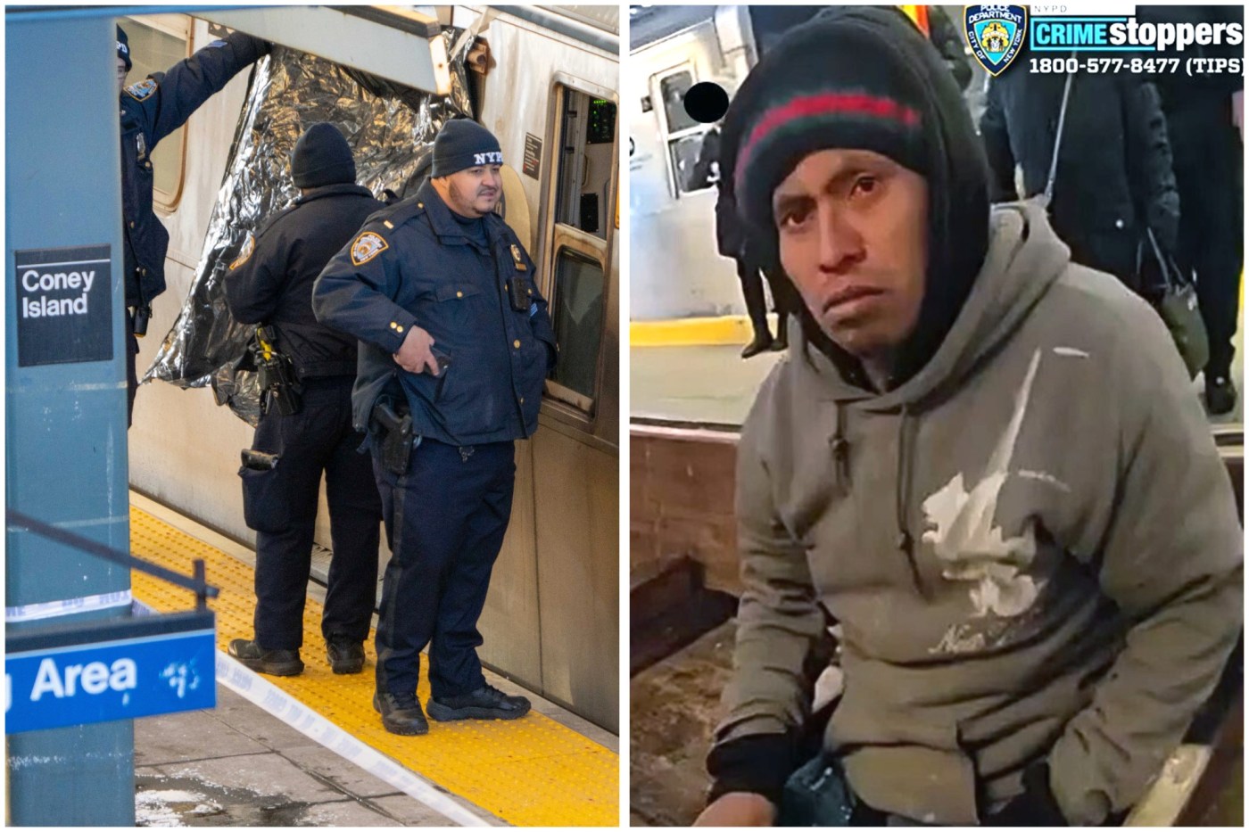 cops-arrest-man-suspected-of-lighting-homeless-woman-on-fire-in-brooklyn-subway-car:-nypd