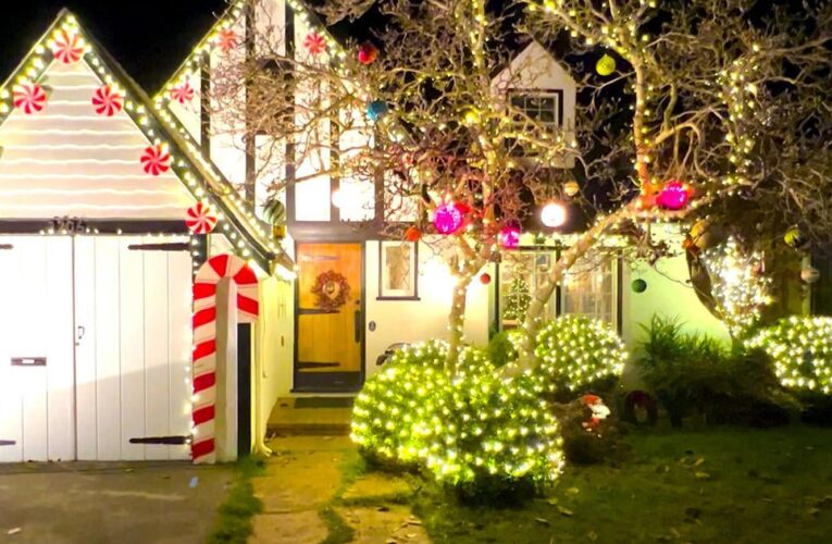 What it’s like to live on California’s “Christmas Tree Lane”