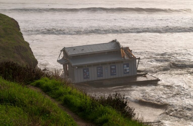 2 people rescued when California pier partially collapses