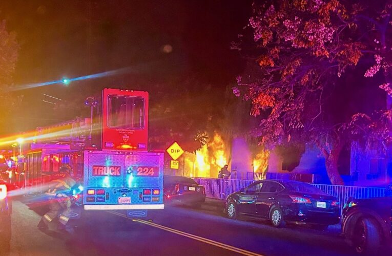 Two Injured, Four Displaced in Early Morning San Bernardino Apartment Fire