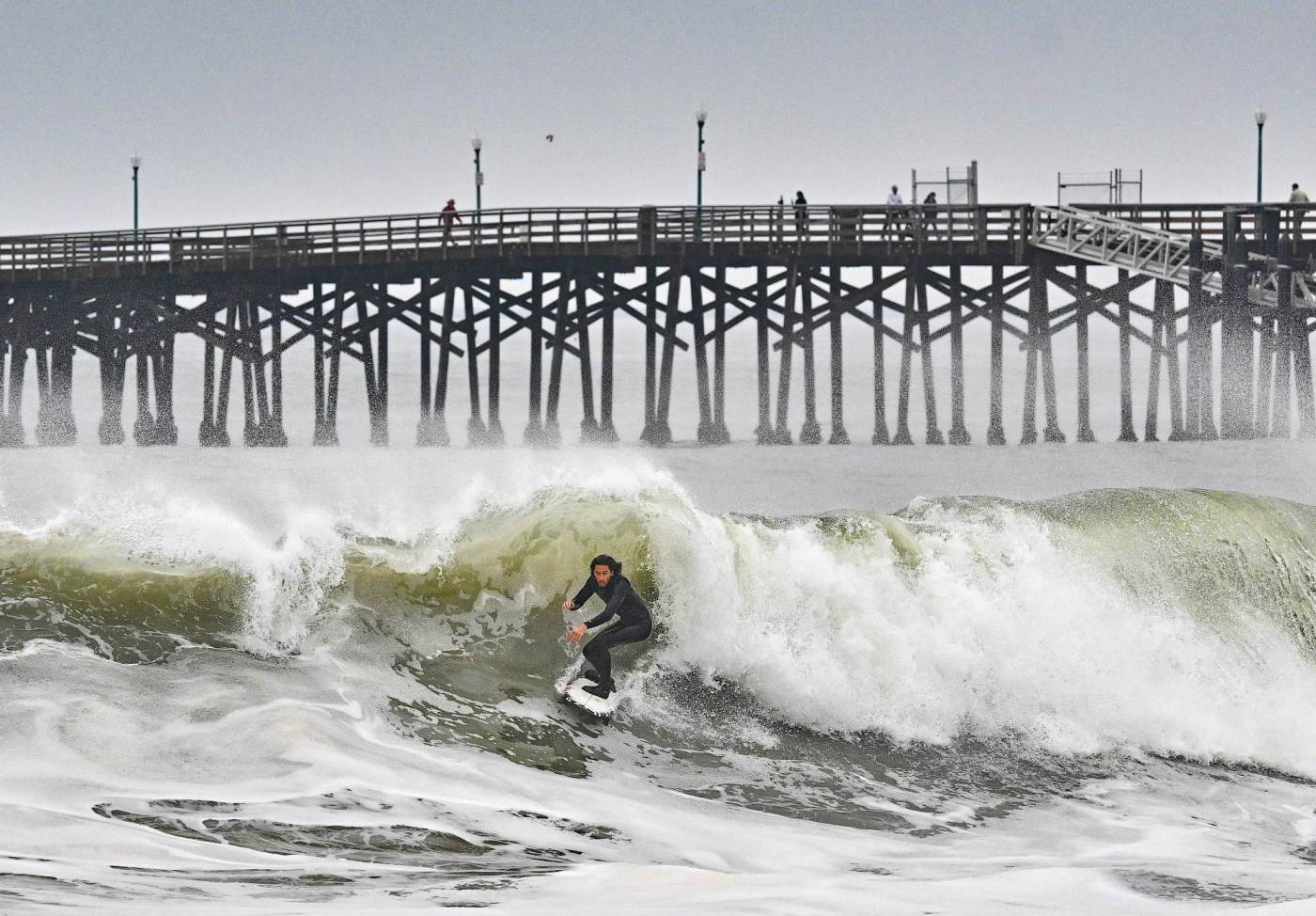 big-waves-slam-southern-california-beaches,-more-massive-surf-on-the-way